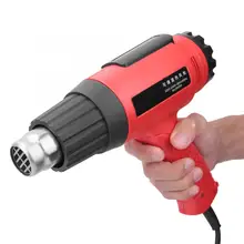 Тепловая пушка Регулируемая Горячая воздушная пушка 2000 Вт большая мощность высокого/низкого уровня Тепловая пушка 220VAC CN вилка пневматические инструменты