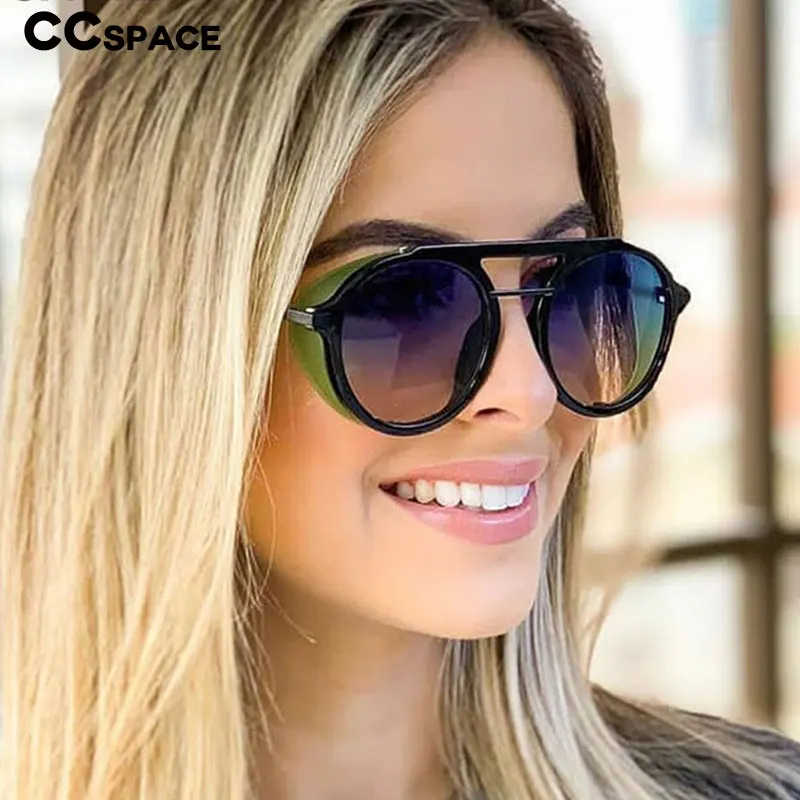 Gafas de sol redondas Steampunk 2019 para hombre y mujer, de moda UV400, gafas Vintage 46122|Gafas para - AliExpress
