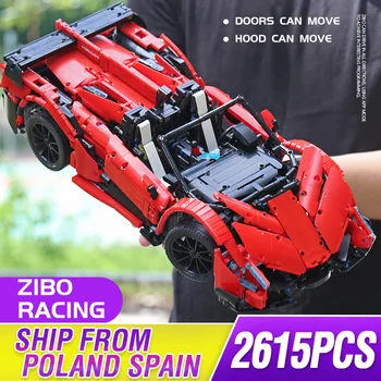 

2615PCS Technic series Car The super Roadster car Model Kit Building Block Brick Kids Educational Toys Christmas Gifts