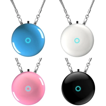 

Fashionable Personal Wearable Necklace Type Hanging Neck Air Purifier Mini Portable Negative Ion Air Purifier
