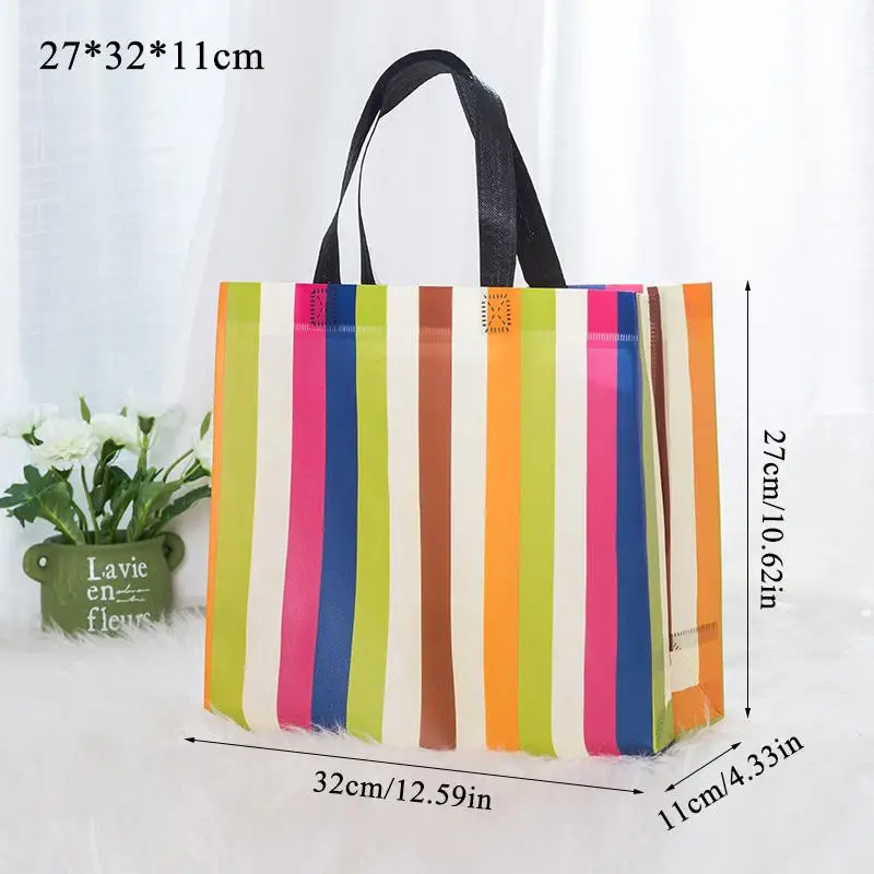 Новая идиллическая многоразовая хозяйственная сумка с цветами, складная эко-сумка, Нетканая тканевая сумка для покупок, Женская дорожная сумка для покупок - Цвет: Черный