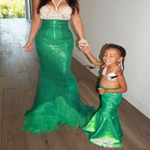 Рождественская Женская юбка с хвостом русалки вечерние маскарадные платья маскарадный костюм косплей для модной вечеринки хвост платье хвост полная юбка