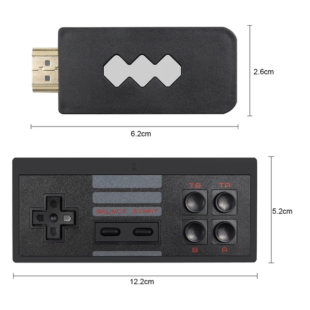 USB Wireless Handheld TV Video Game Console Build In 568 Classic 8 Bit Game mini Console Dual Gamepad HDMI-Compatible Output Electronics Gaming 1ef722433d607dd9d2b8b7: China