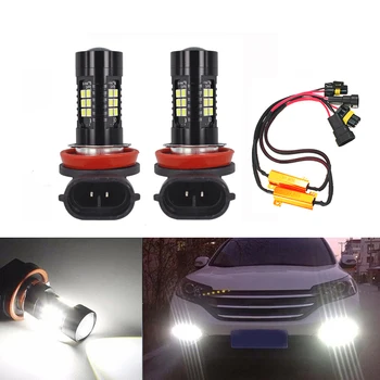 

2x 1200Lm H11 H8 LED Car Lights LED Bulbs Canbus 9006 HB4 White Daytime Running Lights DRL Fog Light 6000K 12V Driving Lamp