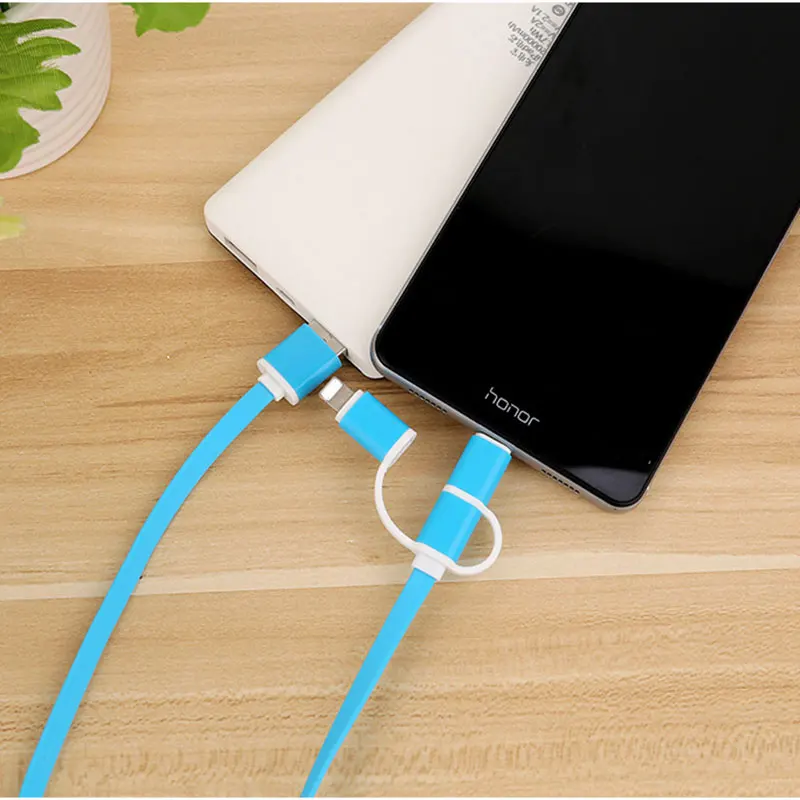 Usb-кабель три в одном Быстрая зарядка 1 метр линия передачи данных подходит для Xiaomi Mi9 Mi8 huawei Ipx Xs OPPO VIVO зарядное оборудование