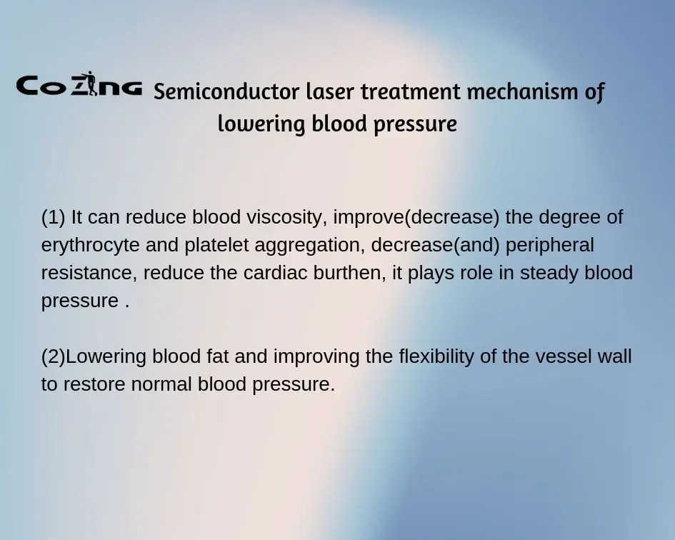 Био лазерная терапия высокое кровяное давление и гипертония 650nm волны холодной оборудование для лазерной терапии