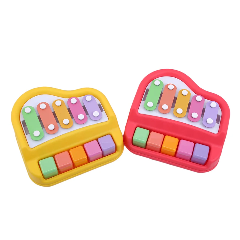 Mini 5 Scales Xylophone Baby Infant Toy Musical Instrument Puzzle Toys Musical Musical Instruments Children's Gifts