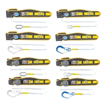 

with Adjustable Lanyard, Tree Climbing Construction Harness Protective Gear, Personal Protection Fall Arrest Kit