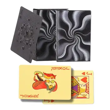

54 Sheets Waterproof Innovative Plastic Novelty Waterproof Playing Cards Luxury Magic Tricks Tools For Party Table Game