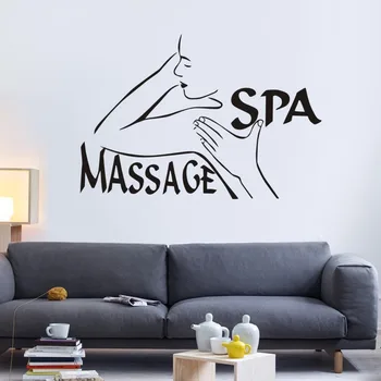 

Massage Spa Decal Beauty Salon Sticker Beauty Posters Vinyl Wall Decals Decor Mural Beauty Salon Spa Sticker