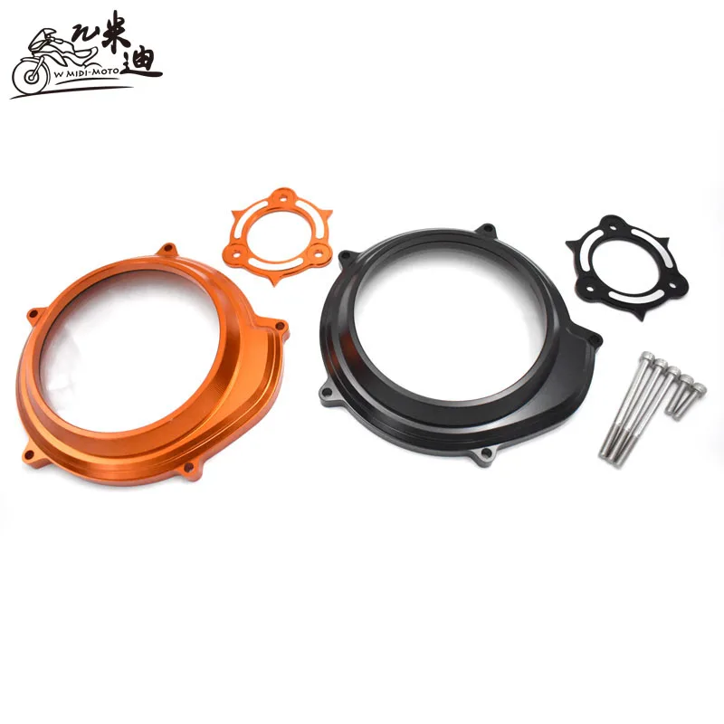 Прозрачный Чехол сцепления для мотоцикла, защита для KTM 1050 1090 1190 1290 ADV Adventure Superduke Super Duke R GT - Цвет: Оранжевый
