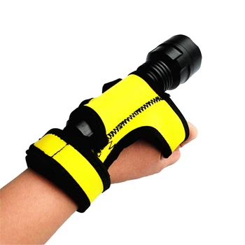 

2x Scuba Diving Snorkel Flashlight Torch Holder Strap Hand Arm Mount Glove