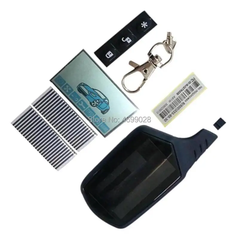Pantalla LCD A91 para coche, cable Flexible + llavero A91, funda para el cuerpo, alarma, StarLine, A91, mando a distancia, llavero Fob