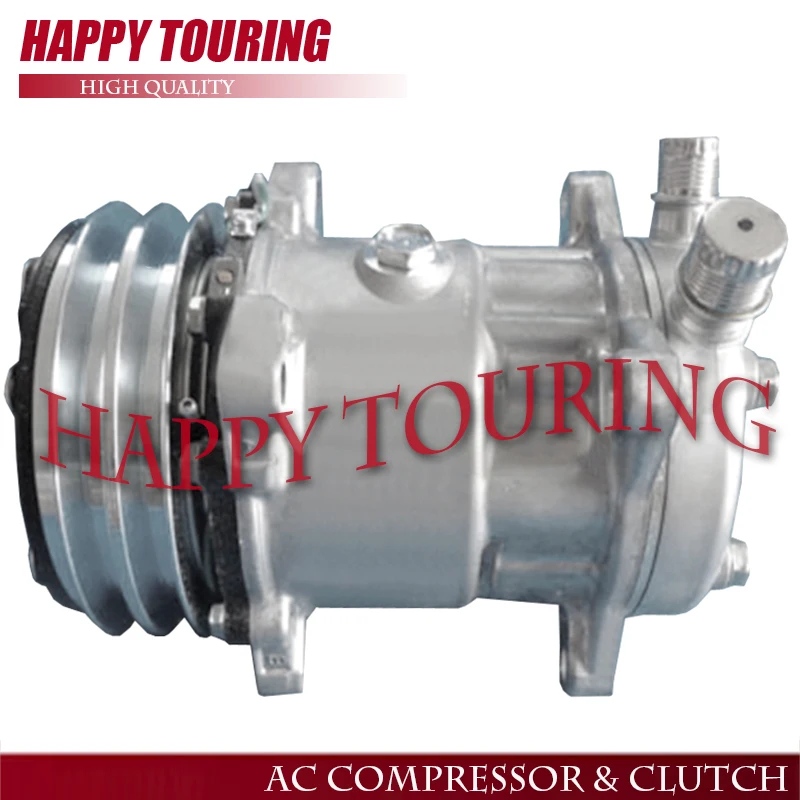 

SANDEN SD5S14 5S14 AC COMPRESSOR for LIEBHER EXCAVATOR 954 UNIVERSAL S6627 24V