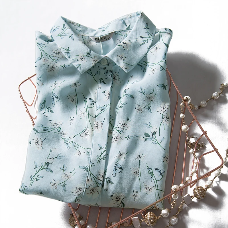 Prairie Chic, весенние женские рубашки с принтом, воротник Питер Пэн, с принтом, Blusas Femininas Elegante, женская одежда с длинным рукавом