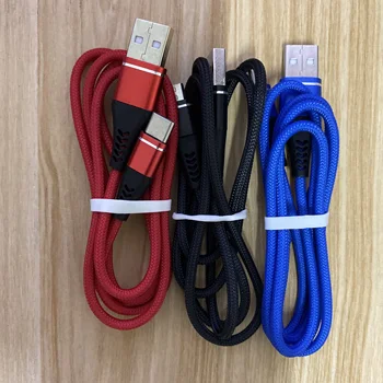 

100pcs/lot 1M 2M 3M USB Type-C Cable 3.1 Type C USB C Cable USB Data Sync Charge Cable for Samsung galaxy s8 s9 s10 lg Huawei