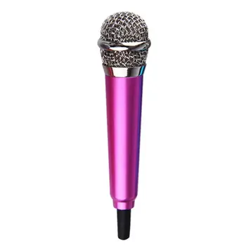 

Mobile Phone Microphone 3.5mm Jack Plug Portable Condenser With Studio Voice Sing Professional Wired With Earphone