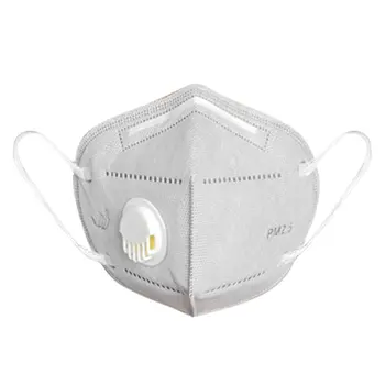 

Mask With Breathing Valve Filter Protective Fold Masks Anti Pollution Dust Respirator Protective Masks 1pcs