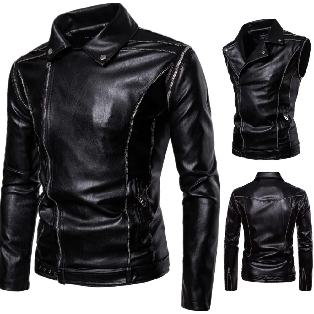 Gratis Verzending, Heren Eur Size Jas, Pu Motor Biker Jas, Slim Fashion Style Cool Kleding, zwart Knappe Kleding. Gratis Verzending, Heren Eur Size Jas, Pu Motor Biker Jas, Slim Fashion Style Cool Kleding, zwart Knappe Kleding.