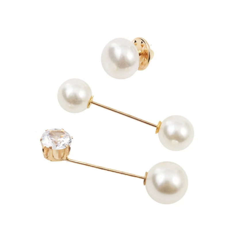 

2021 Pearl Long Brooch Pin For Diy Brooches Lapel Dress Parts Pins Fashion Jewelry Clothes Accessories Wholesale Sales Broches