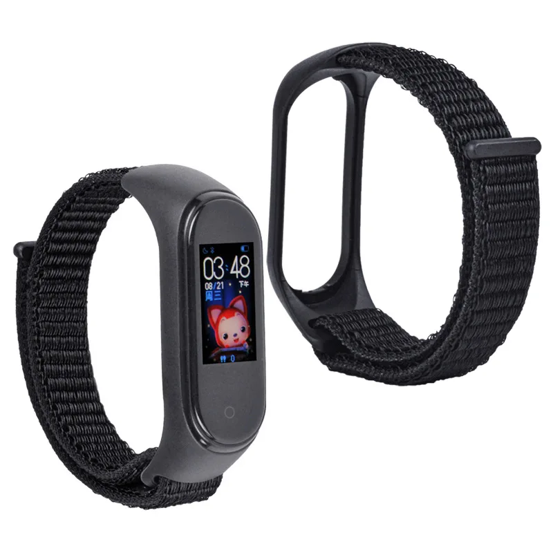 Нейлоновый ремешок-петля с рамкой для mi Band 4, браслет, спортивный ремешок для часов, браслет для мужчин, t для Xiaomi mi Band 3 Correa, для женщин и мужчин