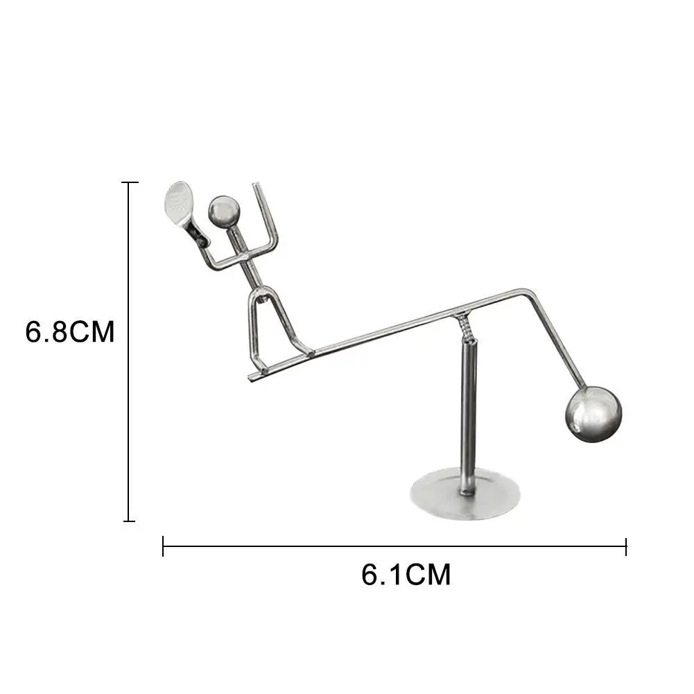Новейший кинетический балансировочный мяч, качели, тяжелая атлетика, злодей, забавный стакан, Железный человек, инновационный рабочий стол, декомпрессионное украшение# BW