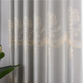 

Light Luxury Nordic Jacquard Curtain Blackout Curtains Are Suitable for Customized Customization of Living Room Bedroom Curtains