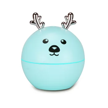 

shipping free 130ml cute reindeer mist maker portable animal humidifier
