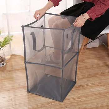 

Portable Magic Folding Dirty Clothes Hamper Household Dirty Clothes Storage Basket Bucket Collapsible Laundry Basket