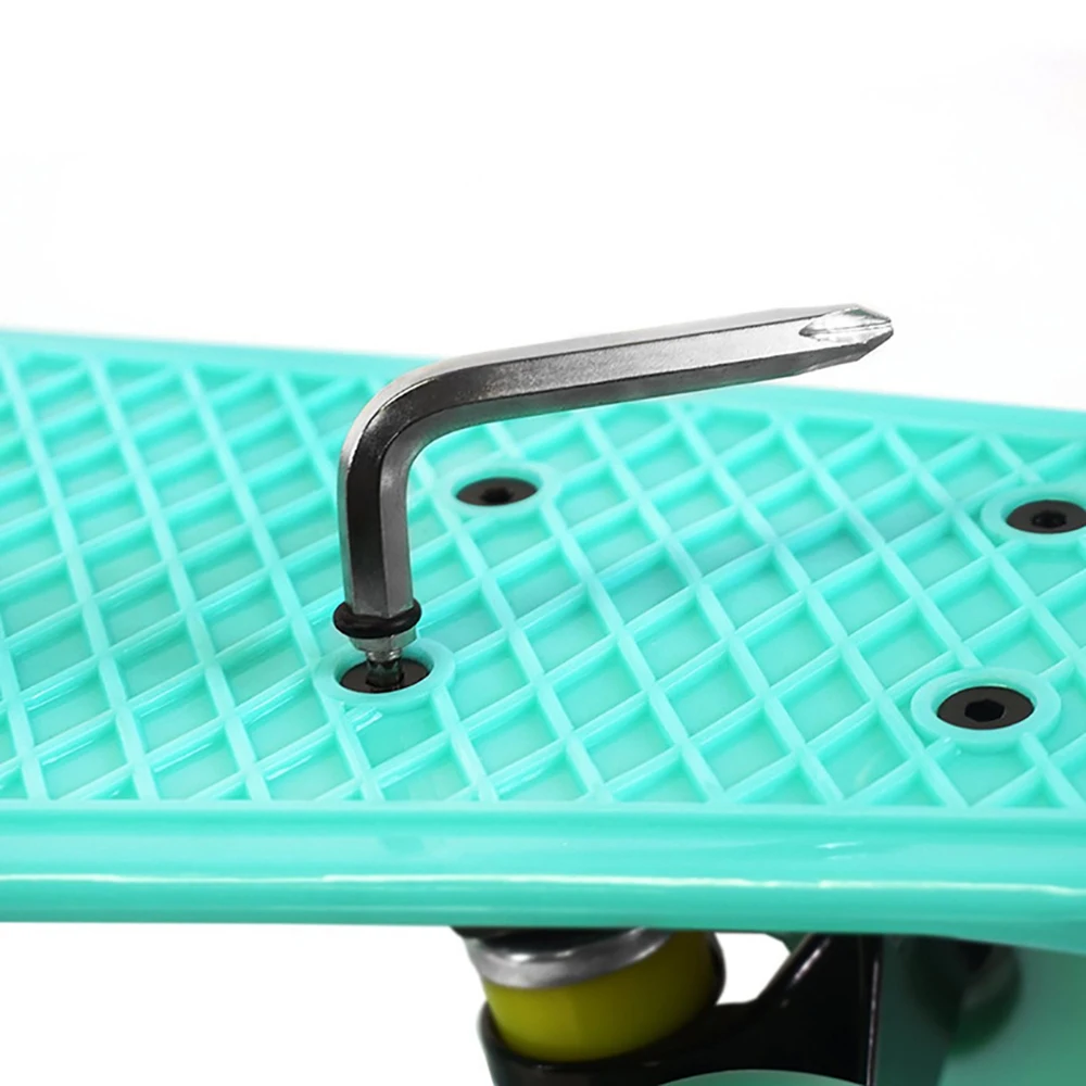 T Shape Skateboard Wrench Kit Multifunction MTB Bike Electric Scooter Repair Tools Snowboard Wrench Assembly, skateboard tools,skateboard accessories