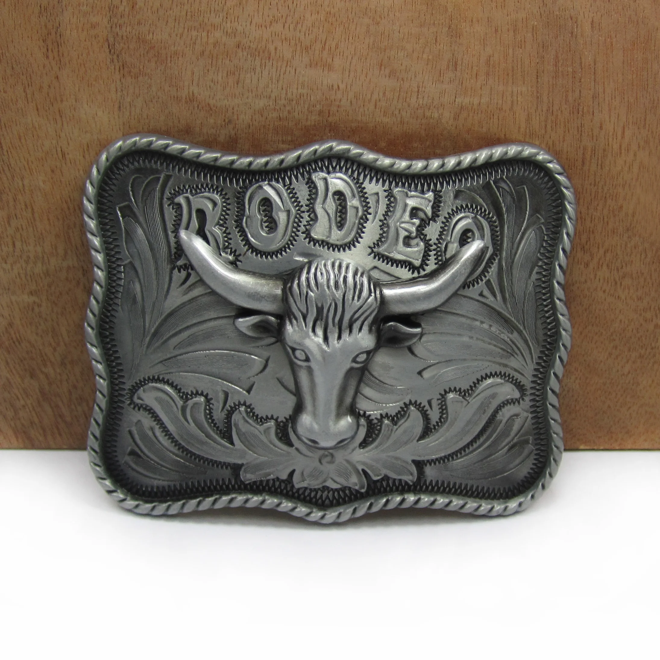 Пряжка из цинкового сплава rodeo bull head Джинсы подарок пряжка для ремня мужчин FP-02502