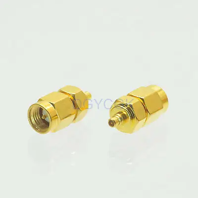 

DHL/EMS 100 pcs Conversion Adapter MMCX male M to SMA male M connector for Communication -h2