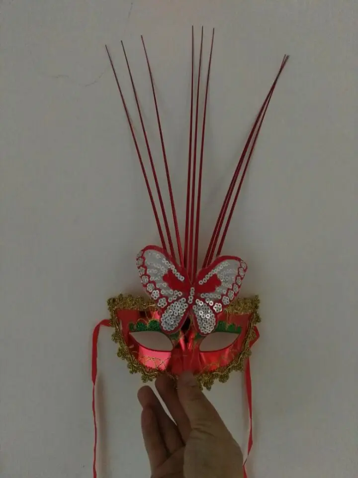 Светящаяся бабочка дождь Шелковая Маска led с Электрический фонарь пайка маска Детская Игрушка праздничный костюм реквизит
