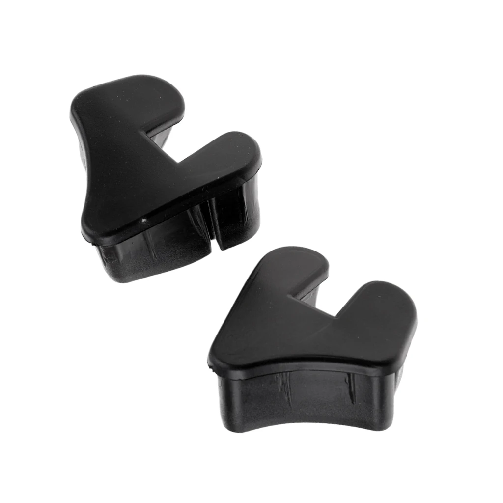 2Pcs Universal PVC End Cap Bottom Sub For Fishing Marine Boats Yacht Dinghy