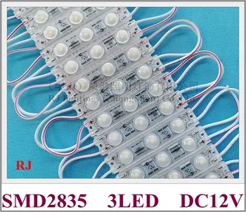 

ABS injection LED module light for sign DC12V 63mm*14mm*8mm SMD 2835 3 LED 1.2W 140lm 3 year warranty CE IP65 waterproof