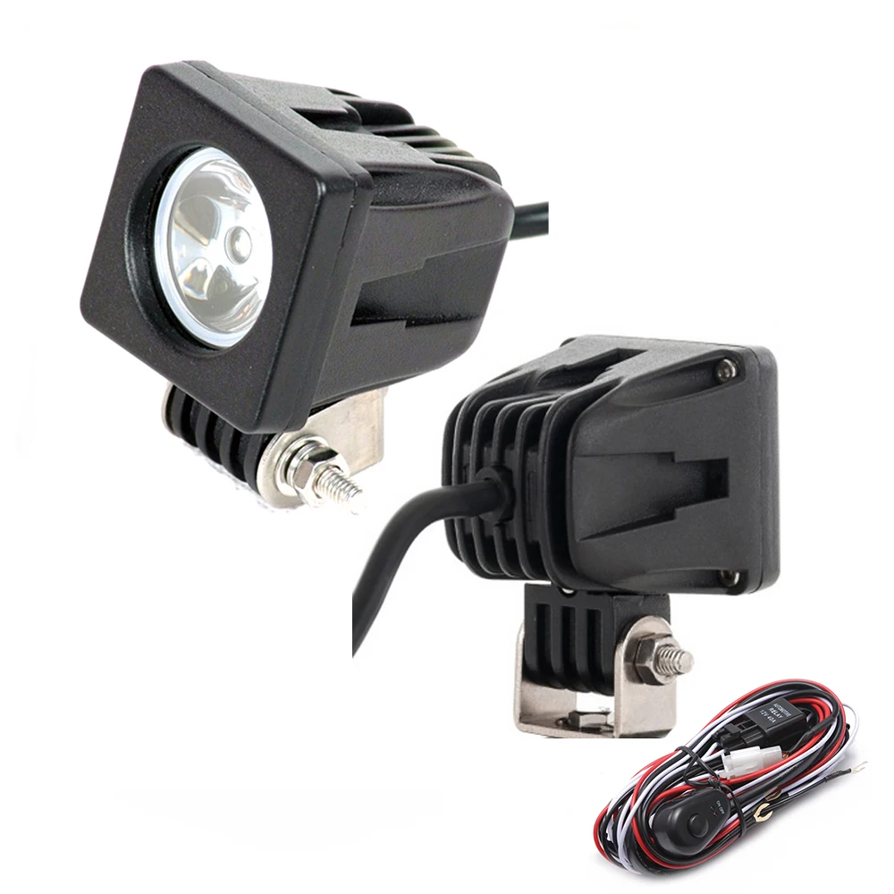 

Фасветильник рабочие ECAHAYAKU, 2 шт., 2 дюйма, квадратные, светодиодные, 12 В, 24 В