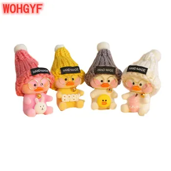 

12CM Kawaii LaLafanfan Cafe Duck Plush Toy Cartoon Cute Duck Stuffed Doll Soft Animal Dolls Kids Toys Birthday Gift for Children