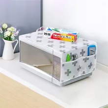 Водонепроницаемый 1 шт. смазочная сумка для хранения на кухне аксессуары двойные карманы пылезащитный чехол для микроволновой печи Микроволновая печь капюшон