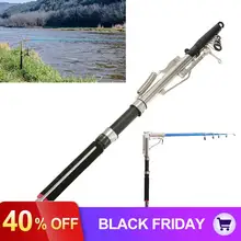 Море Река бассейн Озеро Рыбалка Автоматическая Удочка из нержавеющей стали и стекловолокна телескопическая удочка 2,1 М 2,4 М 2,7 м