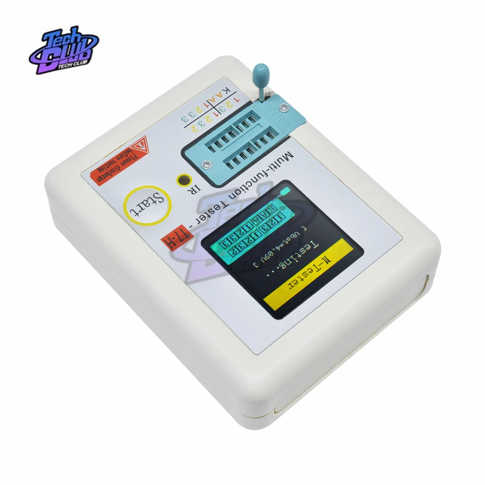 Многофункциональный транзистор MOS/PNP/NPN LCR 128128 TFT ЖК экран тестер