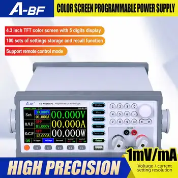 

A-BF High-precision Programmable Power Supply 5-bit Color Screen Laboratory Program-controlled Switching Power Supply 15V/60A