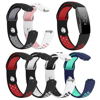

F Inspire Wrist Strap Inspire HR/ACE2 Two-Color Wearable Silicone TPU Strap S