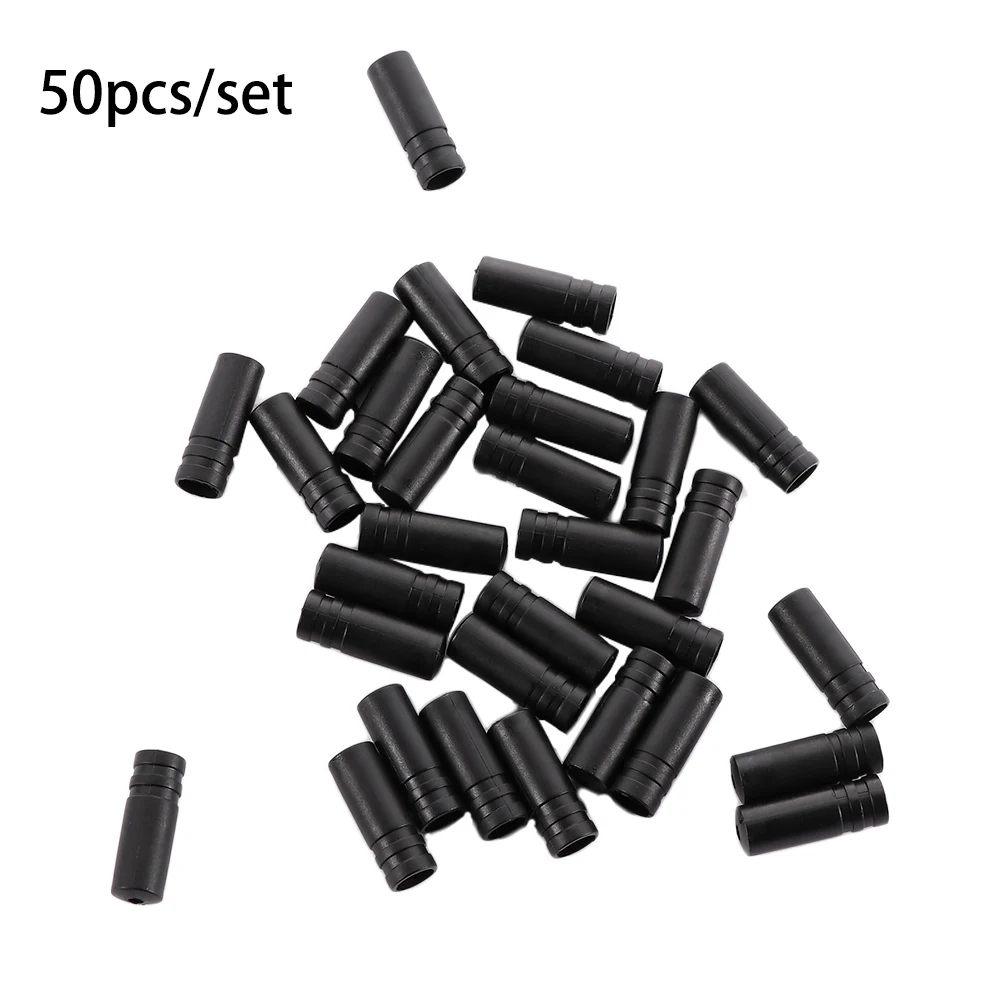 

50pcs 4mm Bicycle Mountain Bike Housing Cycling Accessories Shifter Line Cap Derailleur Cable Cap Cord End Covers High Quality