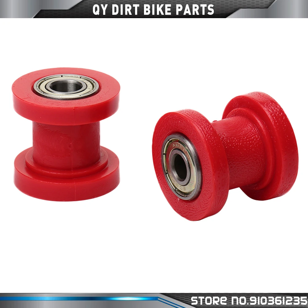8/10mm Drive Chain Roller Pulley Wheel Slider Tensioner Wheel Guide For Enduro Motorcycle Motocross PIT Dirt Bike ATV CRF CR XR