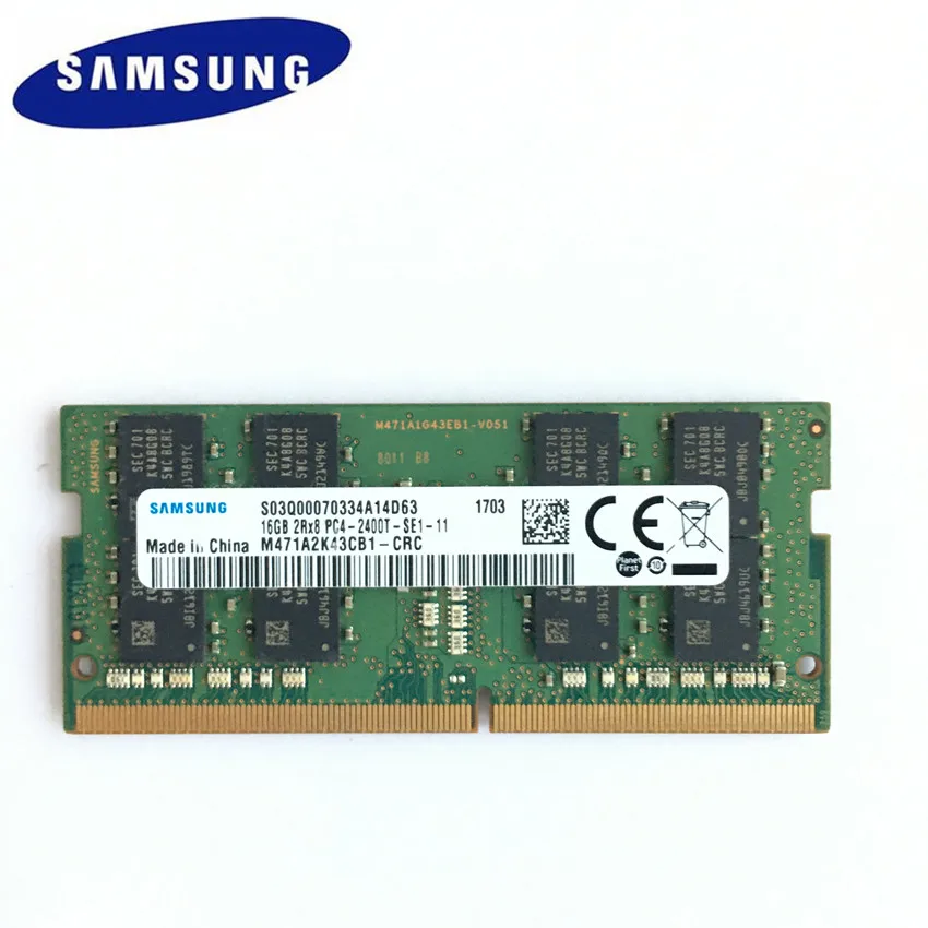 Ноутбук samsung DDR4 16 Гб 2RX8 PC4 2400T DIMM память для ноутбука 16 Гб DDR4 2400 МГц память для ноутбука оперативная память для ноутбука