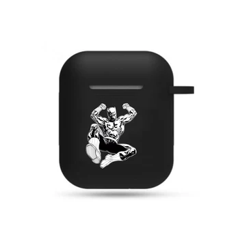

Hot anime Black Panther Headphone Case Earphone case Protective Headset Cover boy girls Bluetooth Airpods Earphone Case