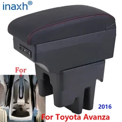 Para toyota avanza braço para toyota avanza 2016 caixa de apoio braço do carro interior especial retrofit peças acessórios caixa armazenamento centro