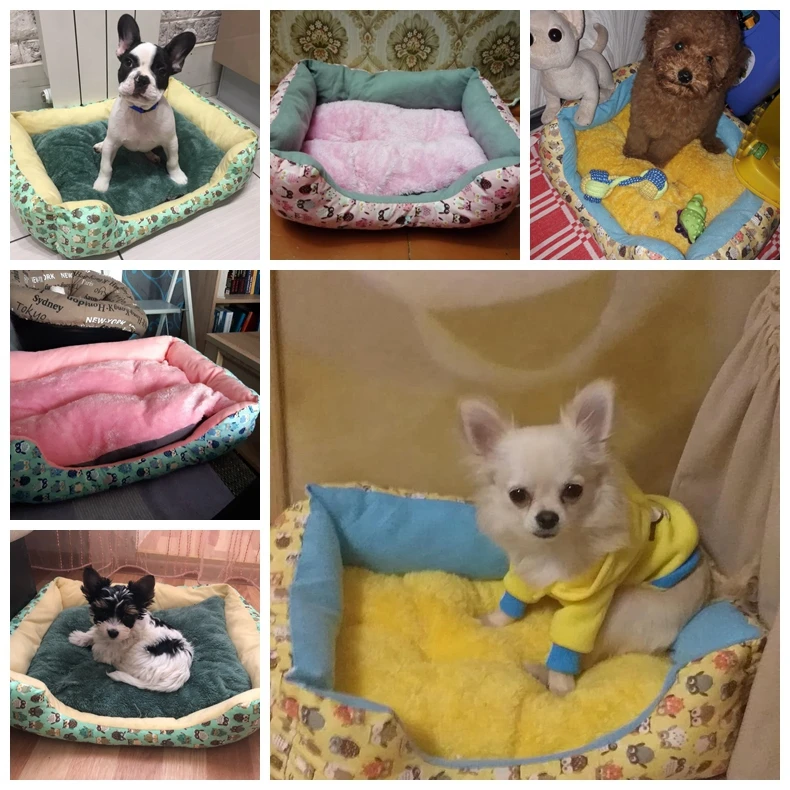 Kennel Soft Pet Dog Bed Mat Winter Waterproof Plush Puppy Dog Bed House Cloth Nest Mattress For Small Medium Large Dog Kennel Soft Pet Dog Bed Mat Winter Waterproof Plush Puppy Dog Bed House Cloth Nest Mattress For Small Medium Large Dog