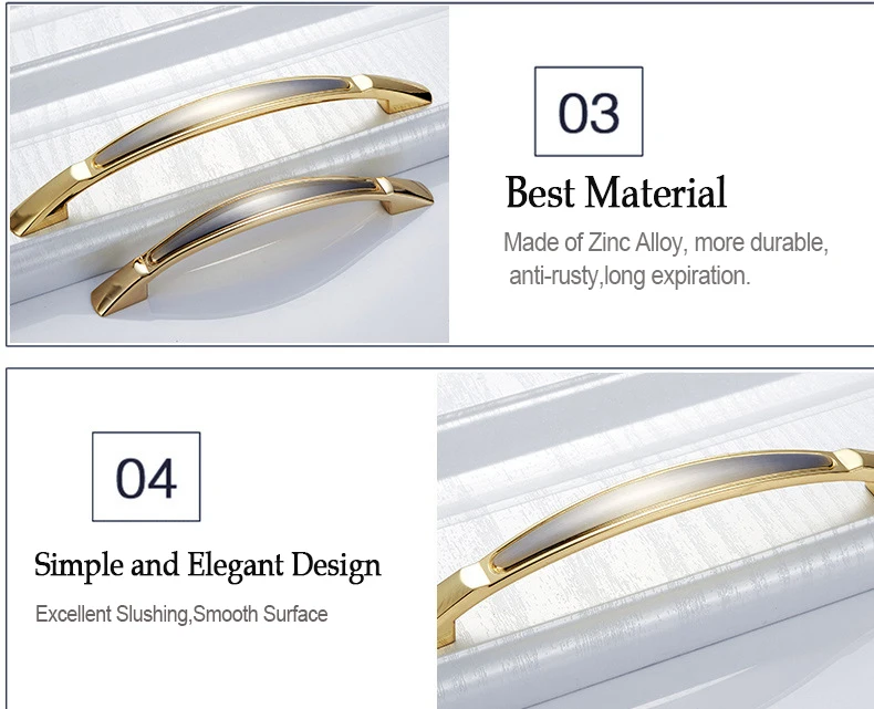 zinco, para gavetas e móveis, puxador decorativo de móveis para casa, 10 peças