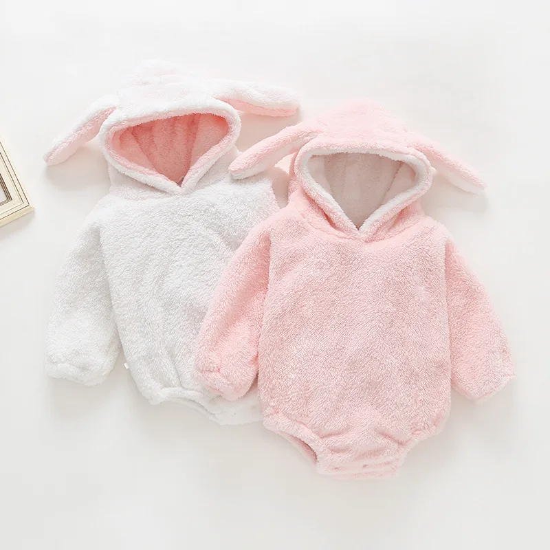 

1PC kids baby girls clothes birthday party hoodie fleece warm one piece girls princess cute photo shooting bodysuit jumpers
